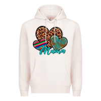 Pale Pink hearts mama Premium Hoodie - Artiststas