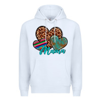 White hearts mama Premium Hoodie - Artiststas