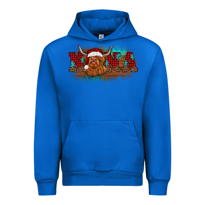 Christmas Nana Highland Cow Urban Hoodie by BarkalooDesign | Teevron