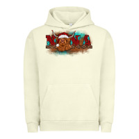 Pigment Pistachio christmas nana highland cow Urban Hoodie - BarkalooDesign