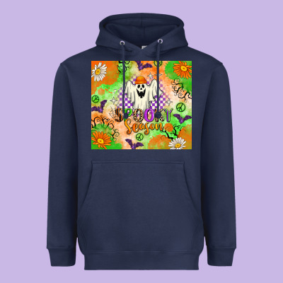 Spooky Season Heavyweight Hoodie Designed By Texasbilliewilder