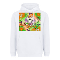 White spooky season Heavyweight Hoodie - texasbilliewilder