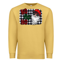 Antique Gold ho ho ho Premium Sweatshirt - CowhideDigitalArt