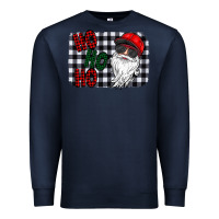 Navy ho ho ho Premium Sweatshirt - CowhideDigitalArt