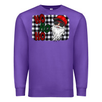 Purple ho ho ho Premium Sweatshirt - CowhideDigitalArt