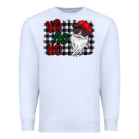 White ho ho ho Premium Sweatshirt - CowhideDigitalArt