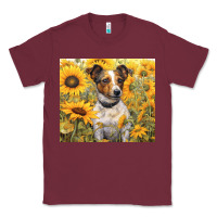 Burgundy jack russel terrier Classic Tee - Unal Design