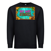 Black hot wife summer skinny metal can holder Premium Sweatshirt - HRA Design Shop
