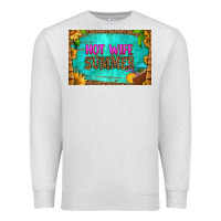 Oatmeal Heather hot wife summer skinny metal can holder Premium Sweatshirt - HRA Design Shop