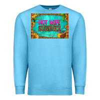 Ocean Blue hot wife summer skinny metal can holder Premium Sweatshirt - HRA Design Shop