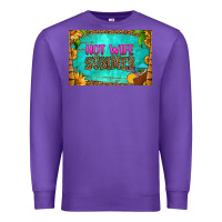 Purple hot wife summer skinny metal can holder Premium Sweatshirt - HRA Design Shop