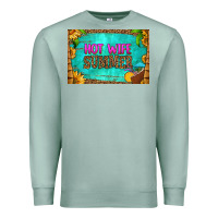 Seafoam hot wife summer skinny metal can holder Premium Sweatshirt - HRA Design Shop