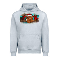 Heather Grey christmas mom highland cow Urban Hoodie - BarkalooDesign