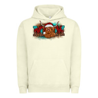 Pigment Pistachio christmas mom highland cow Urban Hoodie - BarkalooDesign