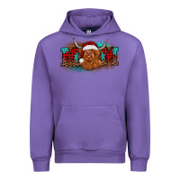 Tulip christmas mom highland cow Urban Hoodie - BarkalooDesign