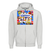 Dove Grey dispatcher life Zipper Hoodie - RanaPortraitStore