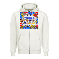 Oatmeal Heather dispatcher life Zipper Hoodie - RanaPortraitStore