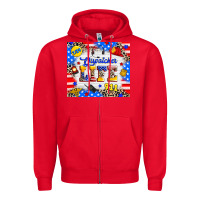 Red dispatcher life Zipper Hoodie - RanaPortraitStore