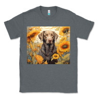 Charcoal Heather labrador retriever Classic Tee - Unal Design