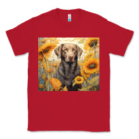 Red labrador retriever Classic Tee - Unal Design