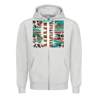 Dove Grey customized mama Zipper Hoodie - RanaPortraitStore