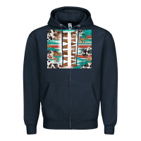 Navy customized mama Zipper Hoodie - RanaPortraitStore