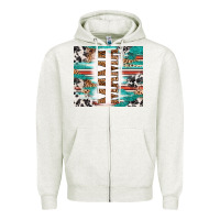 Oatmeal Heather customized mama Zipper Hoodie - RanaPortraitStore