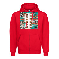 Red customized mama Zipper Hoodie - RanaPortraitStore