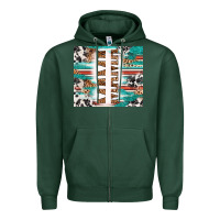 Sports Green customized mama Zipper Hoodie - RanaPortraitStore