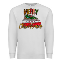 Dove Grey merry christmas Premium Sweatshirt - CowhideDigitalArt