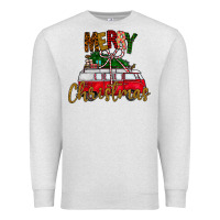 Oatmeal Heather merry christmas Premium Sweatshirt - CowhideDigitalArt