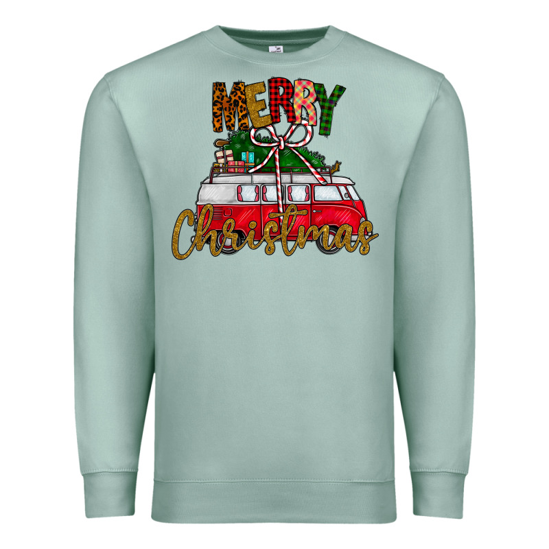 Merry Christmas Premium Sweatshirt by CowhideDigitalArt | Teevron