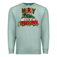 Seafoam merry christmas Premium Sweatshirt - CowhideDigitalArt