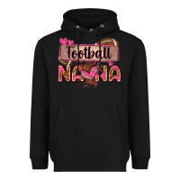 Black football nana with leopard Heavyweight Hoodie - Zillion Design Studio