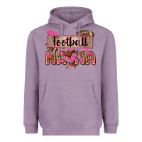 Lavender football nana with leopard Heavyweight Hoodie - Zillion Design Studio