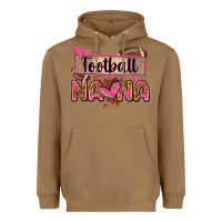 Toasted Coconut football nana with leopard Heavyweight Hoodie - Zillion Design Studio
