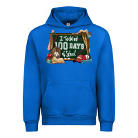 Cobalt I tacked 100 days school Baseball Urban Hoodie - NancyCooperArtShop