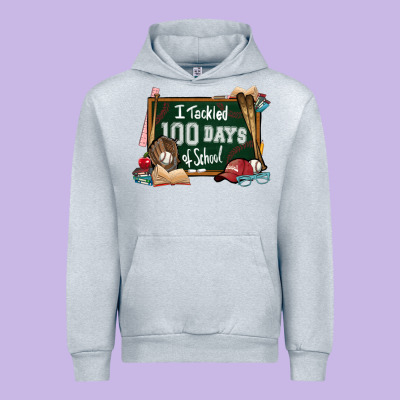 I Tacked 100 Days School Baseball Urban Hoodie Designed By Nancycooperartshop