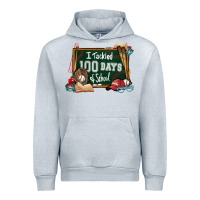 Heather Grey I tacked 100 days school Baseball Urban Hoodie - NancyCooperArtShop