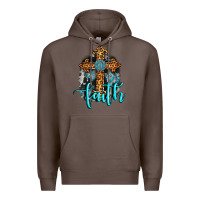 Coffee faith western turquoise Premium Hoodie - AdoDesignShop