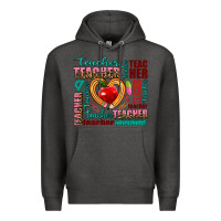 Charcoal Heather teacher Premium Hoodie - AdoDesignShop