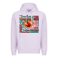 Lilac teacher Premium Hoodie - AdoDesignShop