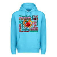 Ocean Blue teacher Premium Hoodie - AdoDesignShop