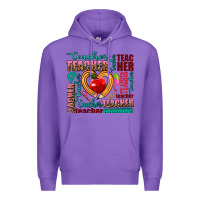 Purple teacher Premium Hoodie - AdoDesignShop