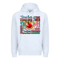 White teacher Premium Hoodie - AdoDesignShop