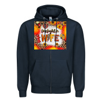 Navy firefighter wife Zipper Hoodie - RanaPortraitStore