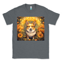 Charcoal Heather pembroke welsh corgi Classic Tee - Unal Design