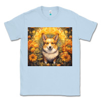 Dusty Blue pembroke welsh corgi Classic Tee - Unal Design