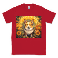 Red pembroke welsh corgi Classic Tee - Unal Design