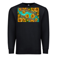 Black western sunflowers skinny metal can holder Premium Sweatshirt - HRA Design Shop